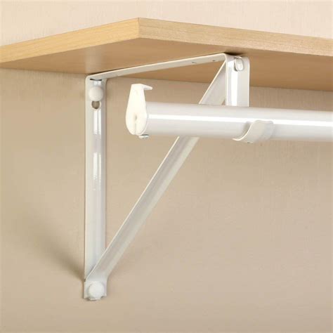 closet shelf system metal brackets|closet rod center support bracket.